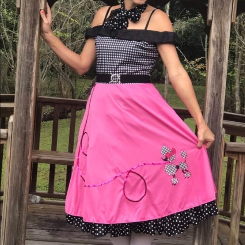 🔥5/$20 Poodle Girl Dress ‘50 style Costume. 5pcs